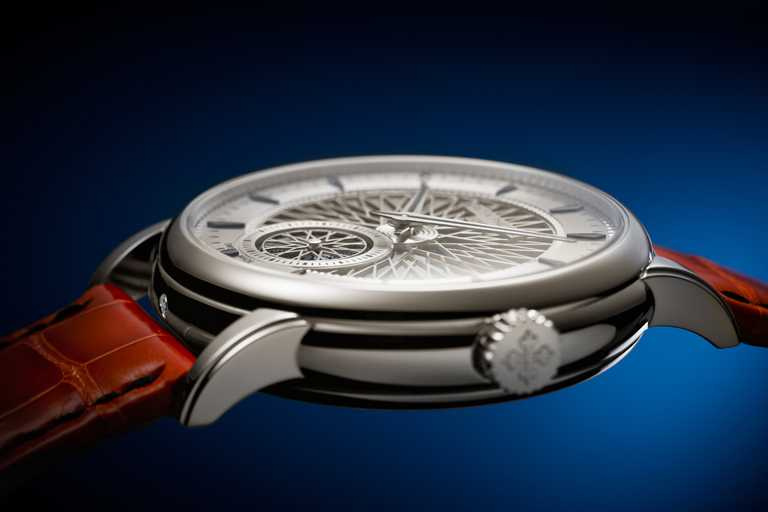 百達翡麗「先進研究」系列三問腕錶限量特別版，搭載全新「fortissimo “ff”」擴音與傳音系統，厚度僅11.1毫米。（圖╱PATEK PHILIPPE提供）