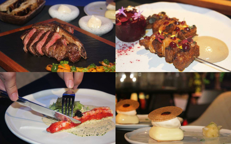 賓客亦可選擇升級成 8,880 元方案，搭配法國GRANDIAL氣泡酒乙瓶， 或9,999元方案，每人享有五杯含酒精 / 無酒精Pairing，為情人節更添奢華氛圍。（圖／eoi提供）