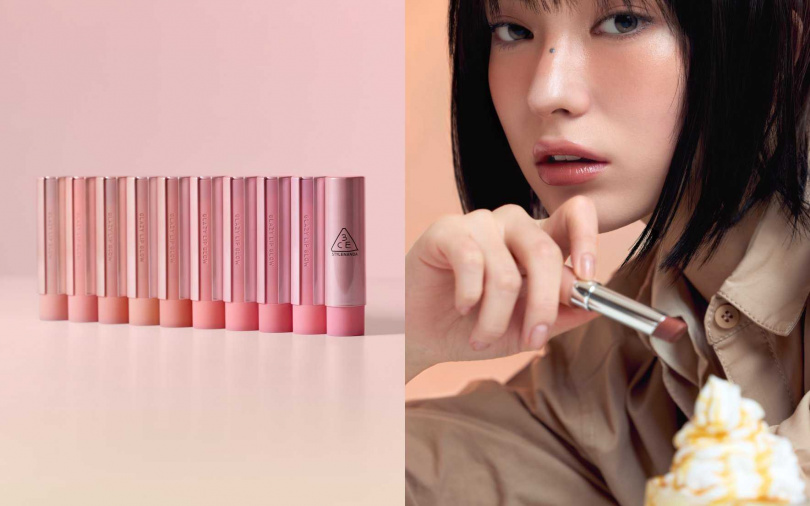 3CE粉漾柔光潤唇膏3.2g／580元（圖／品牌提供）