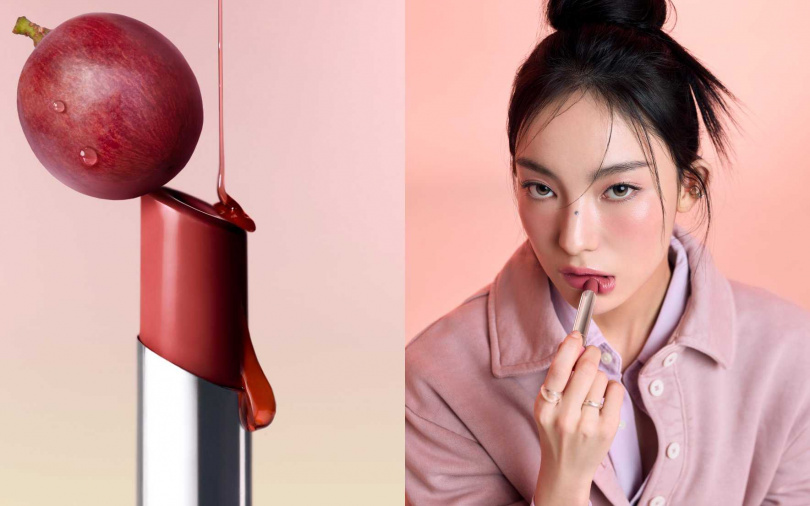 能完美貼合唇形的甜甜圈膏體設計，不用看鏡子也能放心描繪出細緻妝效。（圖／品牌提供）