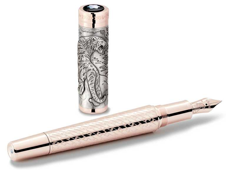 萬寶龍「生肖與符號」系列，虎年限量款512鋼筆╱187,900元。（圖╱MONTBLANC提供）