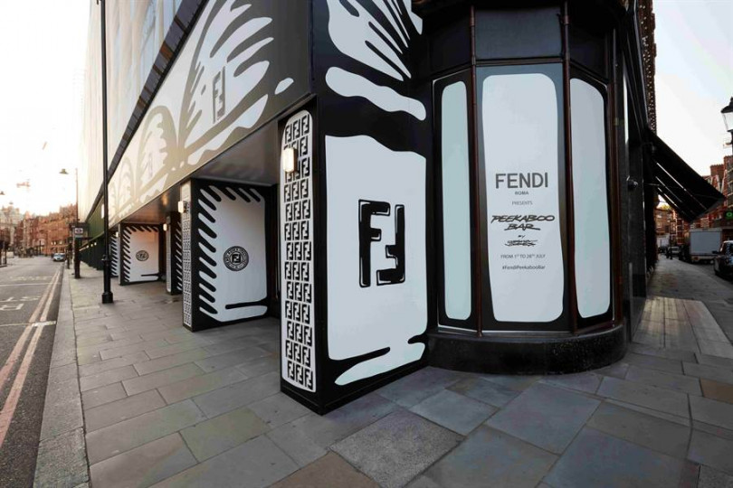 FENDI男裝廣場期間限定店，展出時間為2019年 7月15日至8月15日，在Harrods 百貨公司三樓。