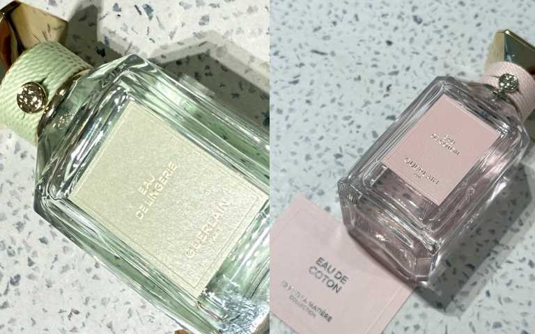 左：藝術沙龍 絲緞精粹之水100ML / 8,500元。右：藝術沙龍 棉柔精粹之水100ML / 8,500元（圖／tingting攝）
