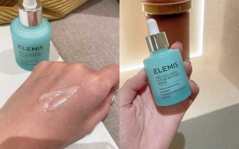 ELEMIS 愛莉美海洋膠原全能逆時精華30ml/4,950元（圖／黃筱婷攝）