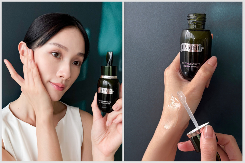 LA MER海洋拉娜濃萃肌能修復精華50ml/21,500元、30ml/15,500元。(圖/tingting攝)