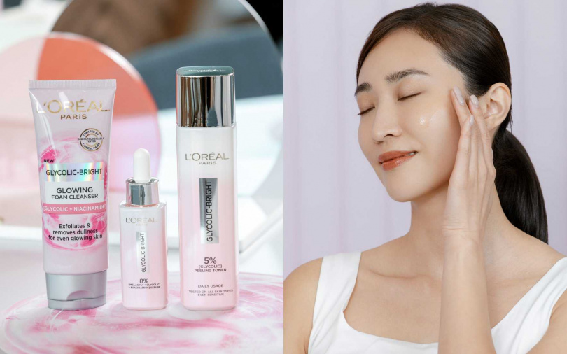 同系列還有同步推出潔面乳與精華水，搭配使用全臉淨亮白效果更加倍！（圖／品牌提供）​