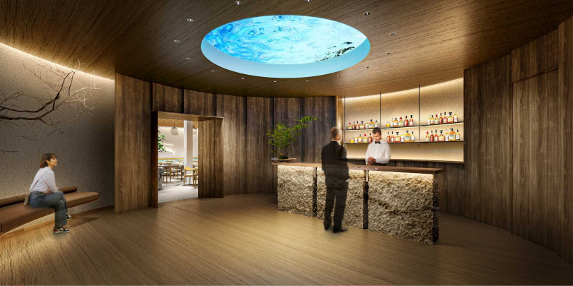 三得利在大阪世博會場打造別具特色的飲食據點「SUIKUU水空餐廳」。(示意圖/三得利提供)