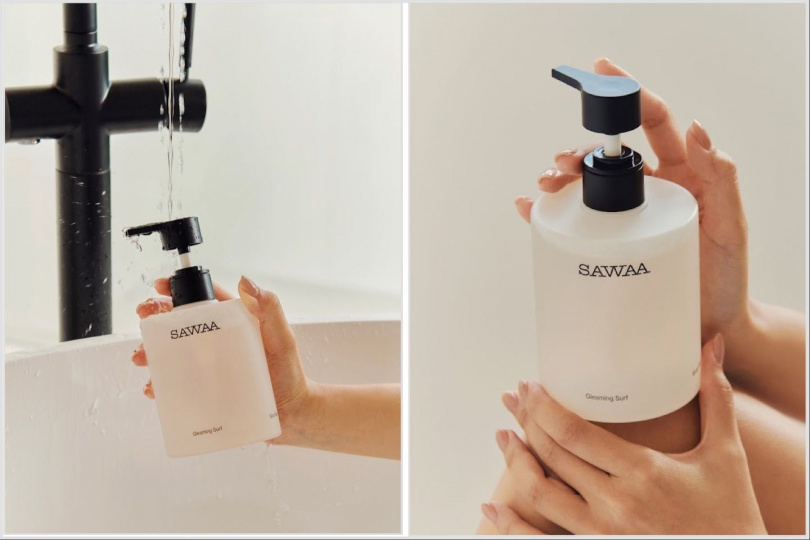 SAWAA 波光 淨膚酵母沐浴露500ml / 1,100元。（圖／品牌提供）