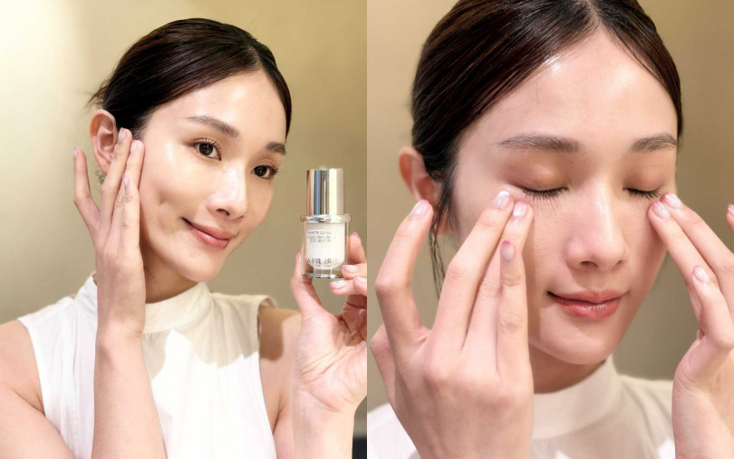推薦可搭配日常按摩手法，撫平與提亮作用更有感。（圖／吳雅鈴攝）
