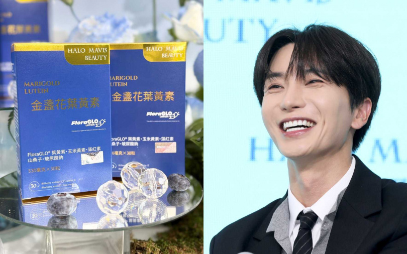 利特說開始補充葉黃素之後，連早上起床會容易流眼淚的狀況也減少了。（圖／記者吳雅鈴攝、記者侯世駿攝）