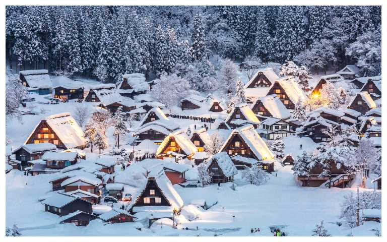 日本白川鄉合掌村，冬雪童話王國（圖／可樂旅遊提供）