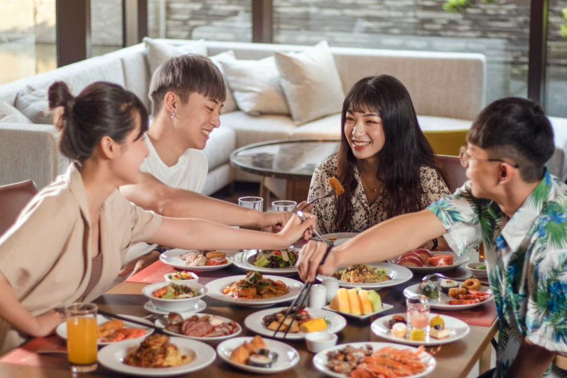 台南大員皇冠假日酒店-尾牙春酒宴-元素自助餐。