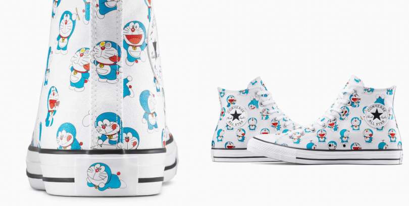 《哆啦A夢》聯名高筒Chuck Taylor All Star/2,280元(圖/品牌提供)