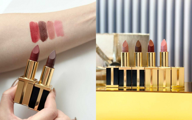 TOM FORD極致奢華設計師唇膏殼全新2色/4,700元、蕊心限量5色/1,100元(圖/吳雅鈴攝)