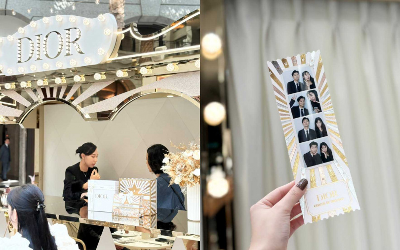 既然是快樂的馬戲團嘉年華,迪奧也特別在一旁準備了拍貼機,更有專業塔羅老師講解運勢的服務,讓妳可以盡情在這裡享受每一分每一秒。(圖/吳雅鈴攝)