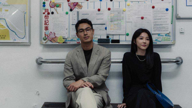 劇中楊祐寧（圖左）因邵雨薇（圖右）的闖入，無法自拔地掉進情慾漩渦。（圖／八大）