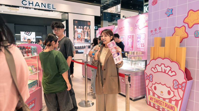 萌翻南台灣!「三麗鷗甜心復古快閃店」登陸台南新光三越小北門,全新角色抽卡機、引爆粉紅浪潮!(圖片/業者提供)