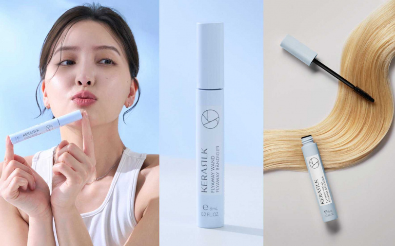 KERASILK絲馭洸抗躁魔髮棒8ml/720元 專為髮絲和眉毛設計的睫毛膏瓶身。(圖/品牌提供)