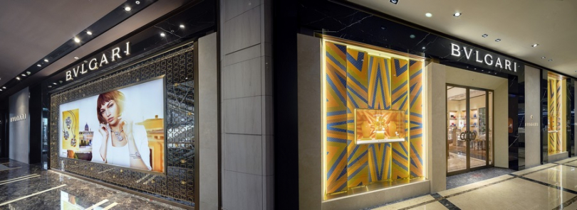 寶格麗全新Peter Marino&nbsp;概念店座落在台北新光三越信義A4一樓。（圖／寶格麗提供）