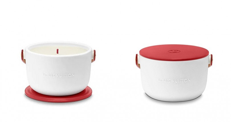Louis Vuitton攜手RED推出 Louis Vuitton I (RED)香氛蠟燭。（圖／翻攝自Louis Vuitton官網）