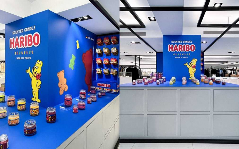 快閃店期間(10/30~11/10)凡購買HARIBO香氛蠟燭可享9折優惠，並加贈 HARIBO小熊軟糖乙包。（圖／品牌提供）