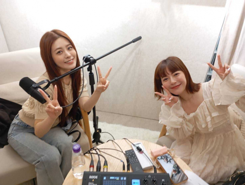 張語噥光臨可青podcast「青聽你說」節目（圖／可青提供）