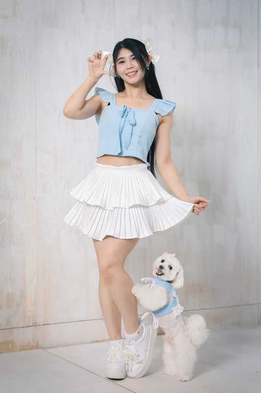 陸筱晴表示「杯麵」不僅是自己生活的重心，更是療癒心靈的重要存在。（圖／侯世駿攝）