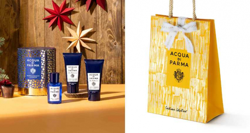 Acqua di Parma 金色假期藍色地中海 帕納里加州桂禮盒/6,900元(圖/品牌提供)