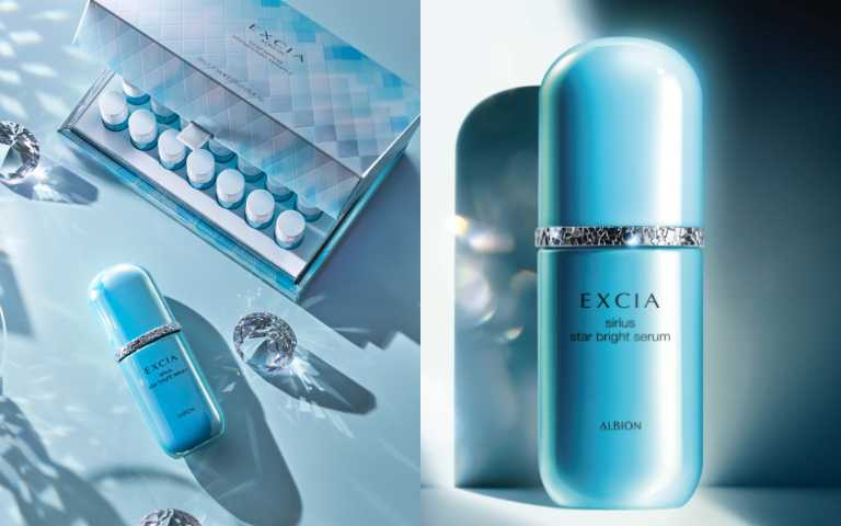 ALBION 妃思雅綻白之源星淬激光精華 40ml／5,000元、妃思雅綻白之源超能激光安瓶Z 1.5ml × 28瓶／8,300元（圖／品牌提供）