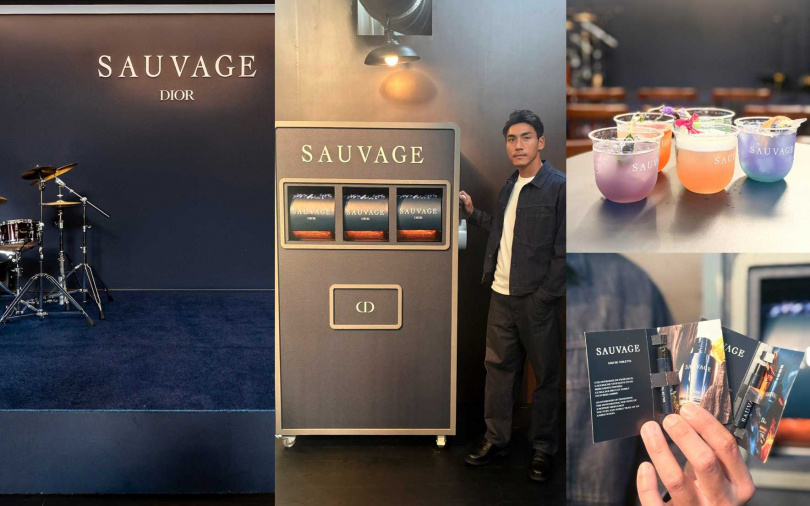 在SAVAGE密室酒吧裡有特調可以喝、有拉霸機可以玩,還能聽LIVE演出,也太享受。(圖/吳雅鈴攝、品牌提供)
