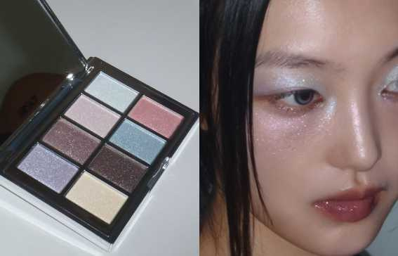RISKY 鏡爆星河眼影盤／950元（圖／取自riskybeauty_official IG）