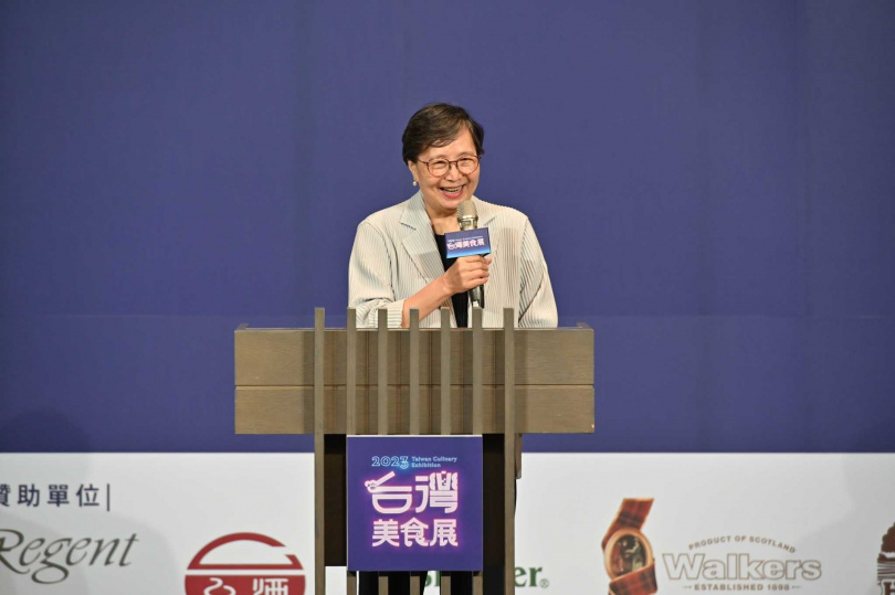 台灣觀光協會葉菊蘭會長表示，希望從食材、產地到餐桌帶動台灣美食文化、觀光的傳承與永續發展。
