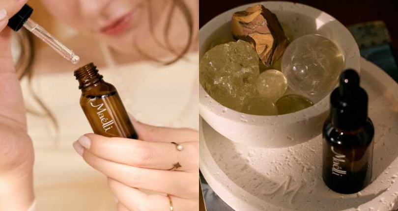 Maélli 豐盛女神的祝福・財富顯化水晶香氛禮盒組/3,580元(圖/品牌提供)