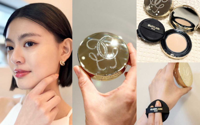 嬌蘭24K純金光透精華氣墊粉餅/3,150元(圖/吳雅鈴攝)