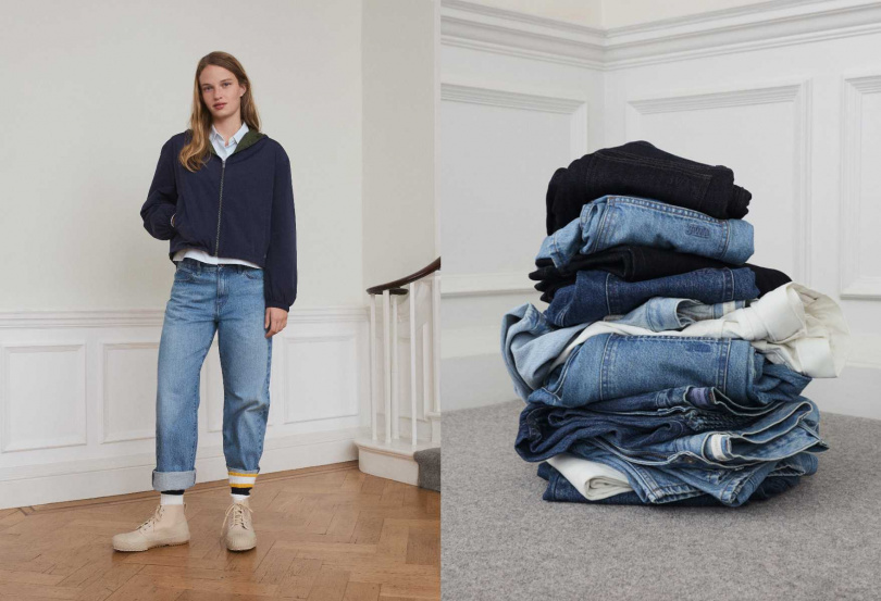 UNIQLO JW ANDERSON直筒牛仔褲／期間限定售價990元（圖／品牌提供）