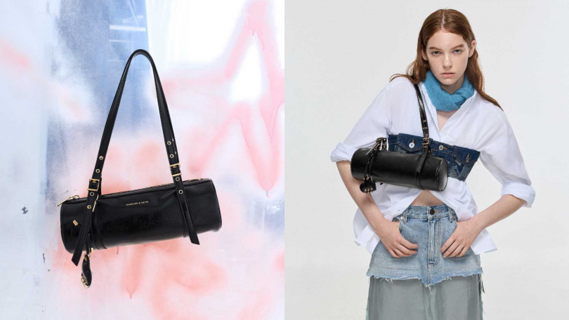 CHARLES & KEITH Rey圓筒肩背包/2,390元(圖/品牌提供)