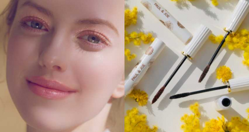 絲絨般的膏體輕盈滑順，均勻上色後即能能快速定型，多次疊擦也不厚重，膏體中融入銀色珍珠光澤，在陽光下閃爍細膩光感。PAUL&JOE 巴黎訂製亮眼捲捲睫毛膏（圖／品牌提供）