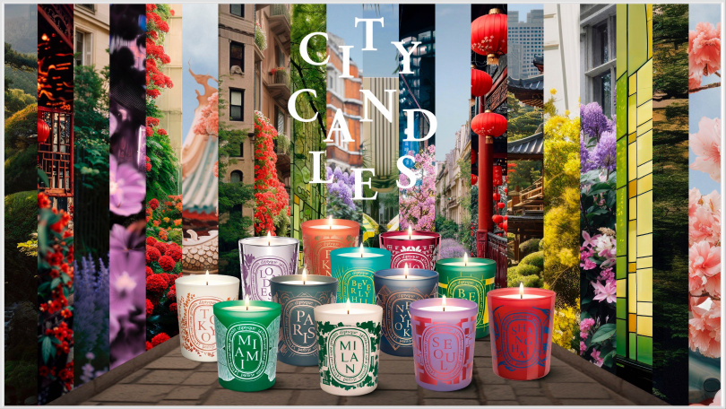 目前Diptyque 限量城市香氛蠟燭已經推出了12個城市香氣。(圖/品牌提供)