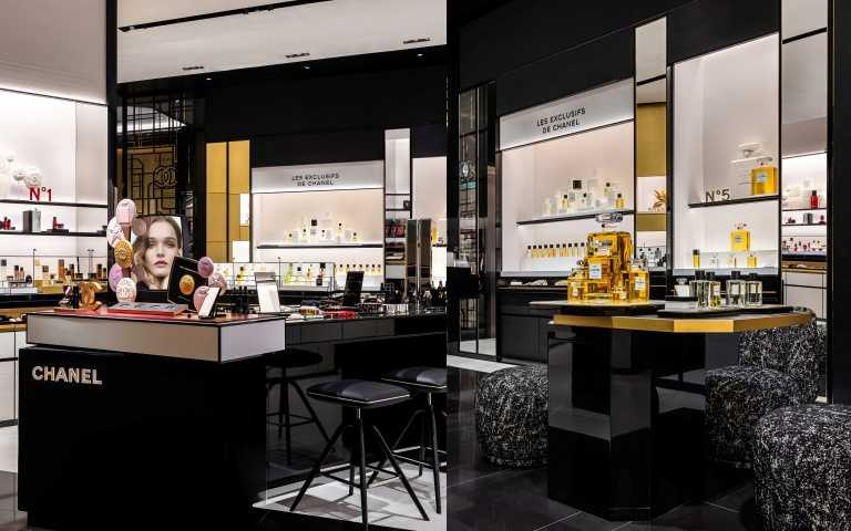 全新101 CHANEL專門店有最完整的彩妝區和香水專區。（圖／品牌提供）​
