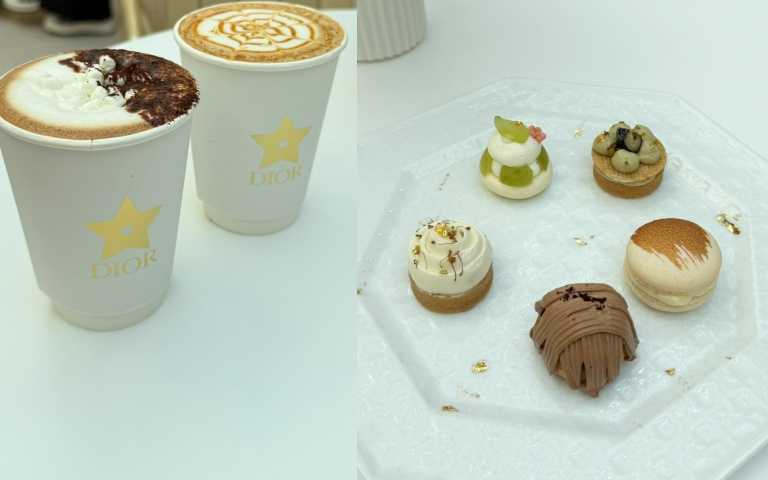 DIOR特別邀請米其林餐廳侯布雄製作甜點和飲料(圖/黃筱婷攝影)