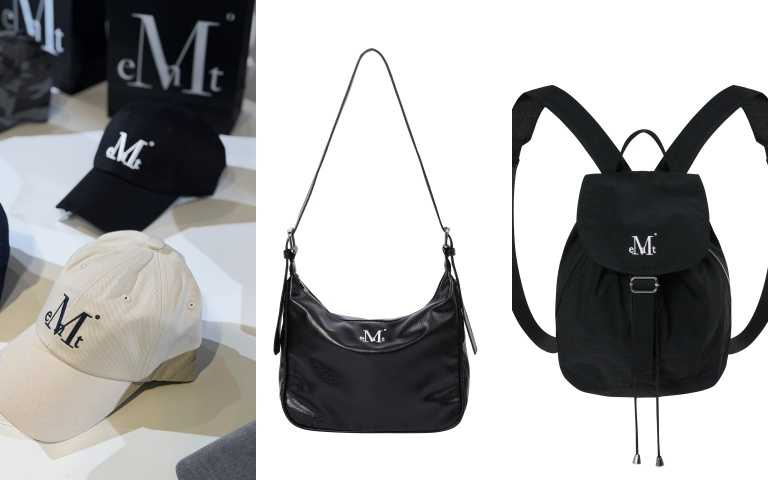 主打推薦:MÜCENT 經典Logo棒球帽 1,321元、MÜCENT POT雙層皺褶皮革肩背包 2,196元、MÜCENT 迷你霧面後背包 2,196元(圖/品牌提供)(圖/品牌提供)