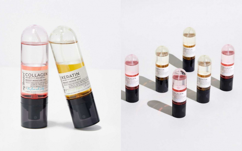 想打造日系空氣感髮量?試試看寶雅引進的光澤蛋白蓬鬆洗髮精與護色噴霧就能輕鬆擁有。(圖/品牌提供)