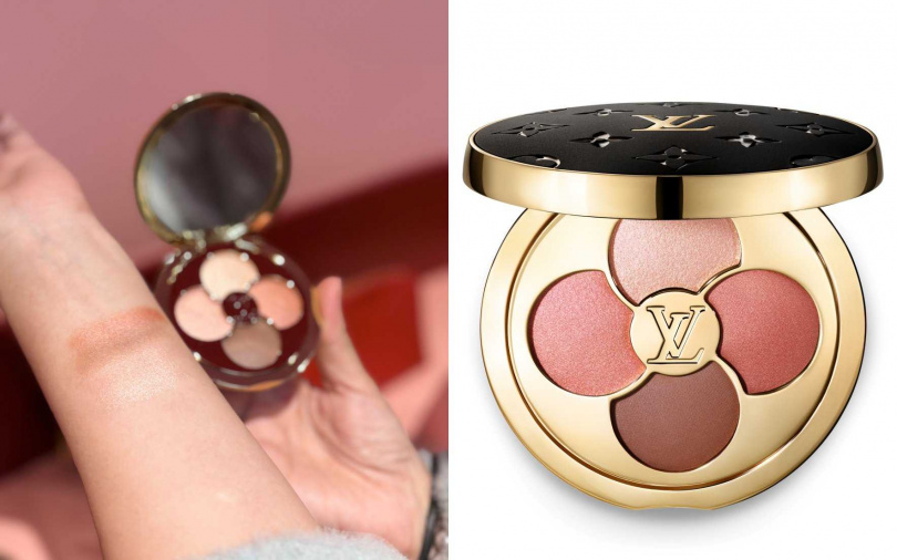 喜歡優雅暖金調眼妝的人，一定不能錯過LV的Ombres眼影盤#650。（圖／吳雅鈴攝、品牌提供）