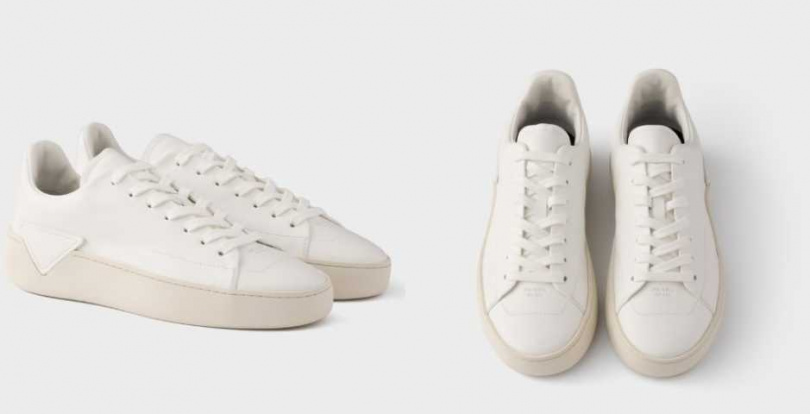 PRADA Court皮革運動鞋/31,500元(圖/品牌提供)