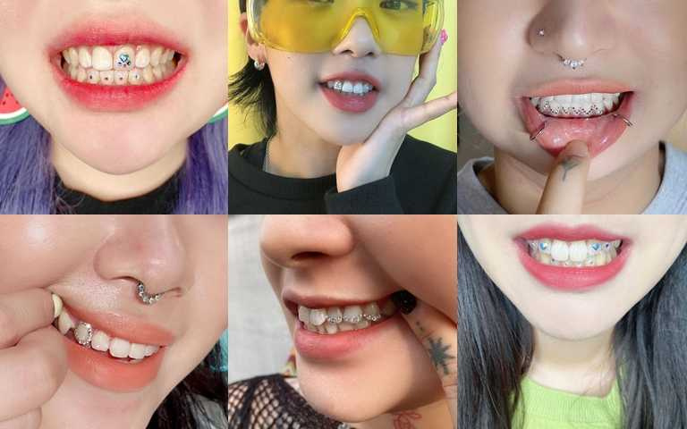 （圖／翻攝自IG@koi__art、icingonmylips、toothgem_spot、tooth.fairy_seoul）