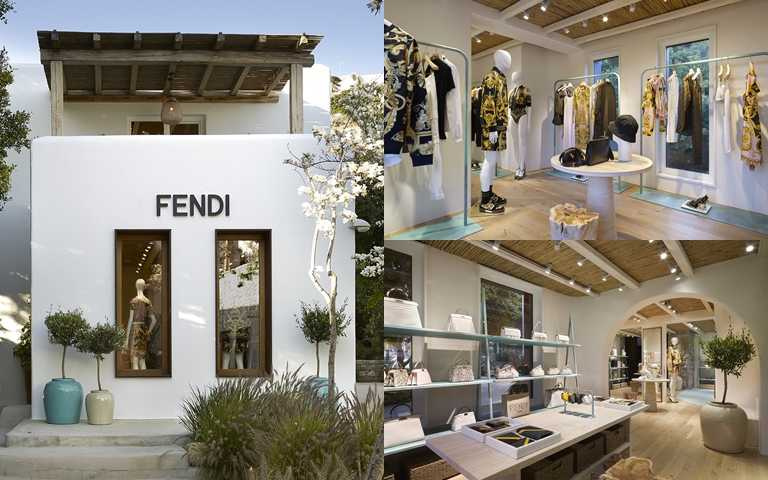 FENDI宣布在希臘米克諾斯島開設全新精品店。（圖／品牌提供）