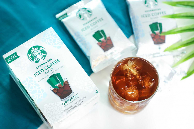 今夏必收！全新「星巴克Origami™濾掛咖啡-經典冰咖啡」沁涼登場。