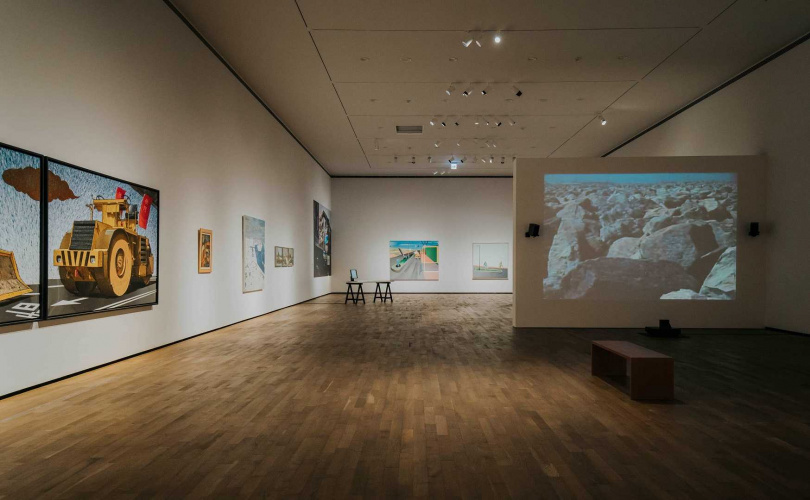 「拋爾控固力：島嶼現代性之夢」特展在南美館1館2樓C～H展覽室展出。