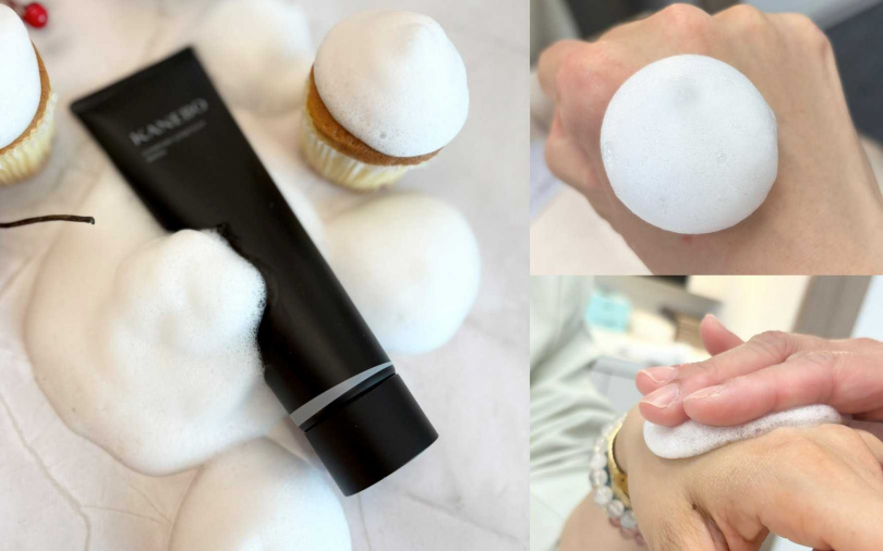 KANEBO保濕緻潤洗顏皂霜Ⅱ130g／2,100元  可以打出非常細緻的高密度泡沫，真正實現用泡沫洗臉！（圖／吳雅鈴攝）