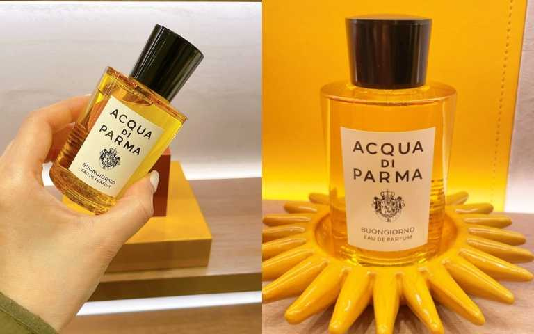 Acqua di Parma 早安淡香精 12ml/1,900元、50ml /6,80元、100ml/9,800元、180ml/12,600元(圖/黃筱婷攝)
